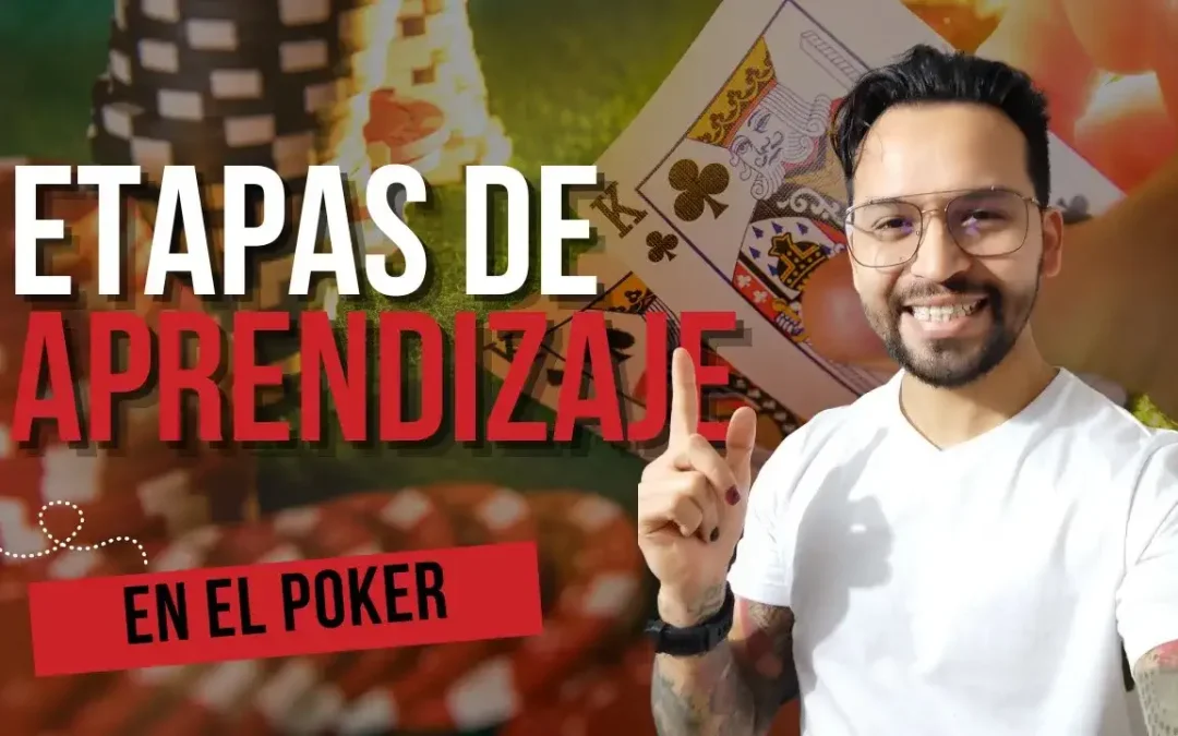 Gráfico que muestra las tres etapas de aprendizaje en el poker: réplica, comprensión y producción